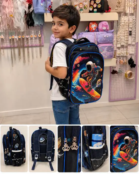 کوله پشتی پسرانه فضانورد