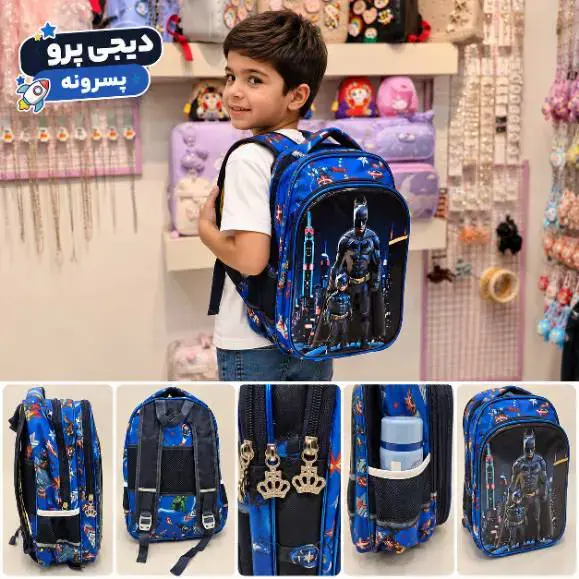 کوله پشتی پسرانه batman